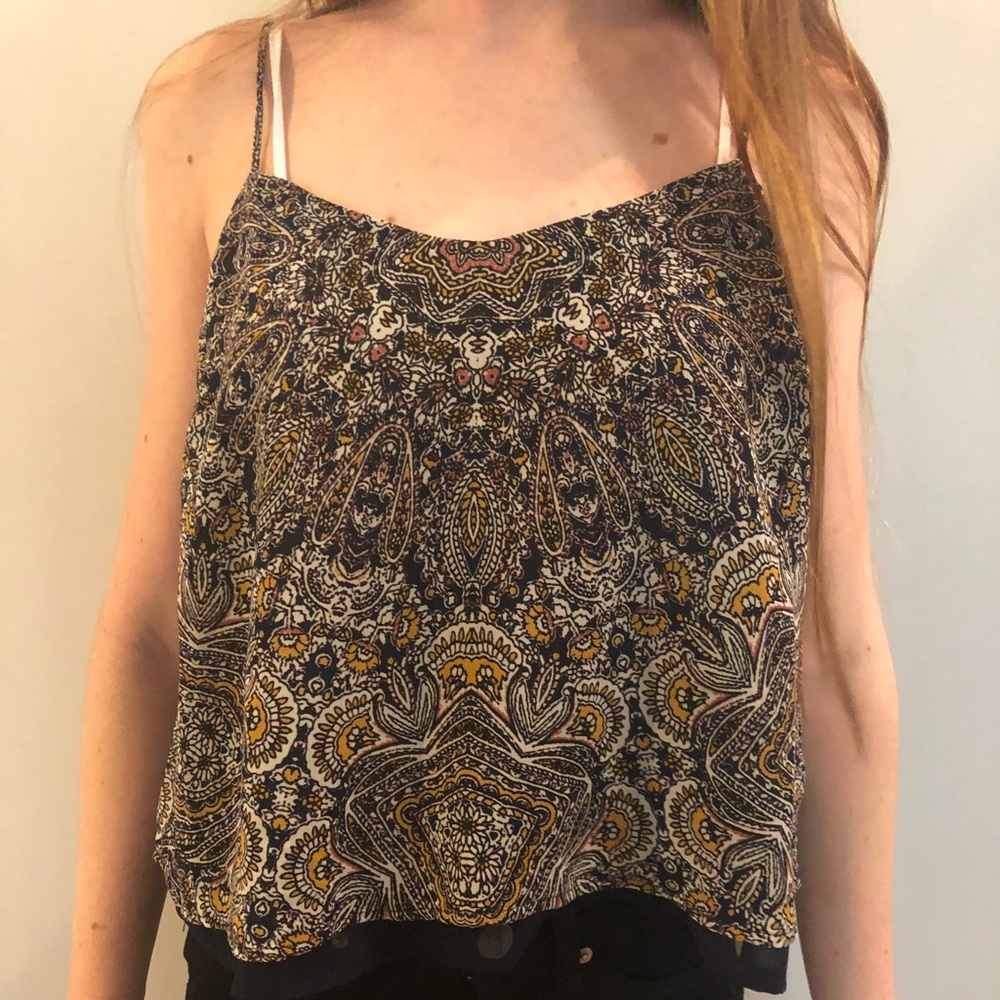 Patterned Tank Top